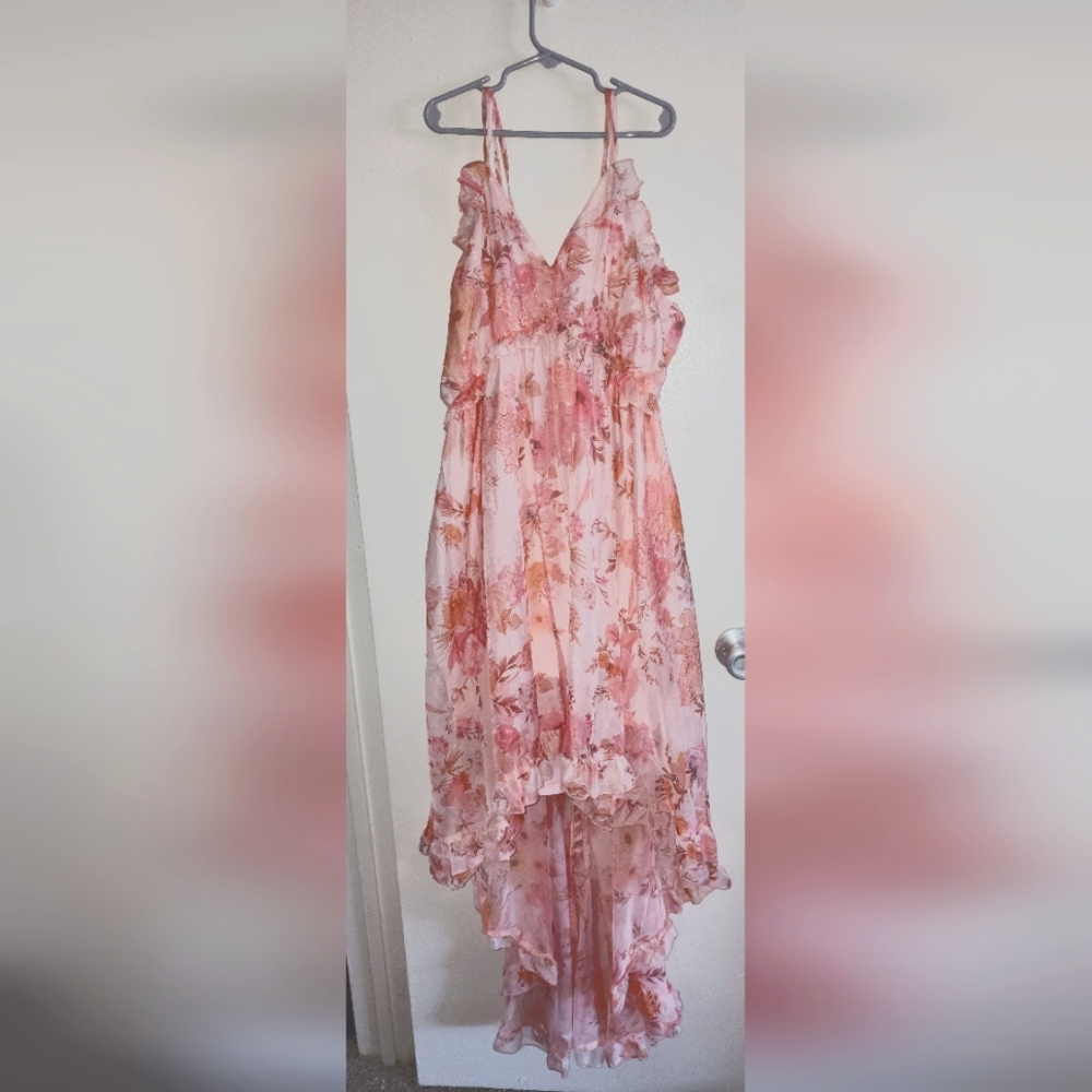 Pink summer dress